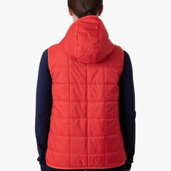 Cotopaxi Teca Calido Hooded Vest, Red Hot Sun Reversible, Size Small - Picture 4 of 13